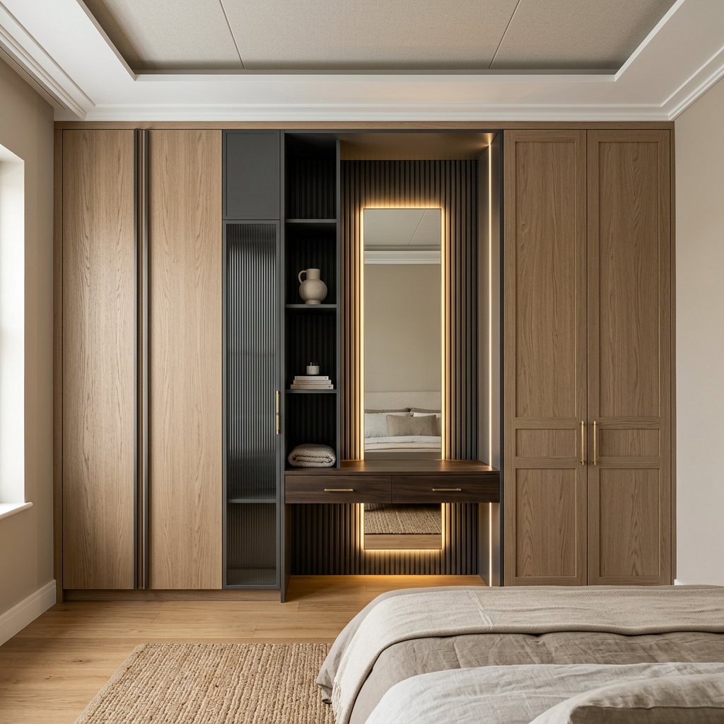 Элегантная спальня с подсветкой