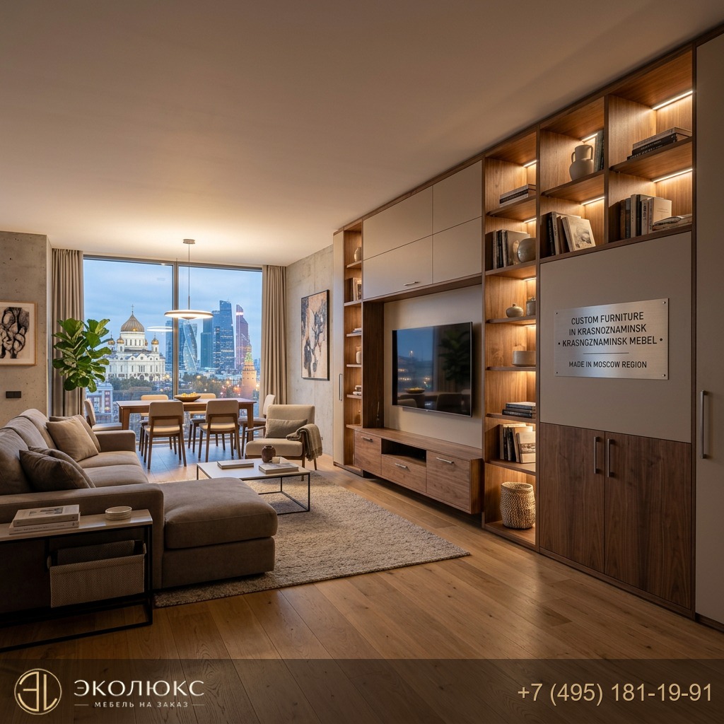 Мебель на заказ в Краснознаминске